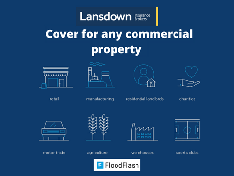 Flood cover for any commercial property image